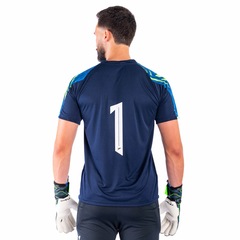 Camisa Poker Goleiro Manga Curta Sublimada Sentinela - Masculino - Foto 3