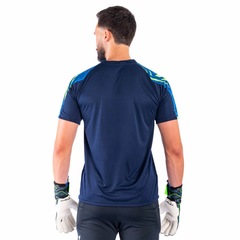 Camisa Poker Goleiro Manga Curta Sublimada Sentinela - Masculino - Foto 4