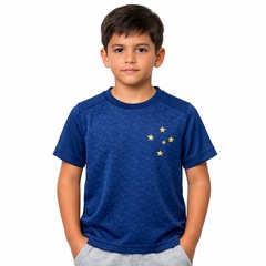 Camisa do Cruzeiro Impacto Gold Braziline - Infantil - Foto 2