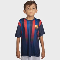 Camiseta do Barcelona Braziline Stamina - Infantil - Foto 1