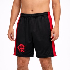 Bermuda do Flamengo Crux Rubro Negro Braziline - Masculina - Foto 2
