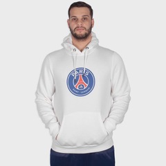 Blusão de Moletom Canguru Fleece Balboa PSG - Masculina - Foto 1