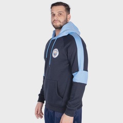 Blusão de Moletom Canguru Balboa Manchester City  - Masculina - Foto 2