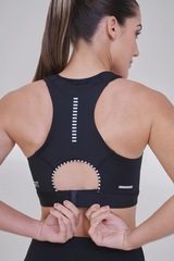 Top Fitness Authen Grit Bossa Ajustável com Zíper - Feminino - Foto 2