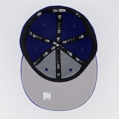 Boné Unssex New Era NBA Golden State Warriors Core 5950 Aba Reta - Foto 4