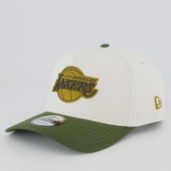 Boné Unissex New Era NBA Los Angeles Lakers Metallic 940AF Aba Curva - Foto 1