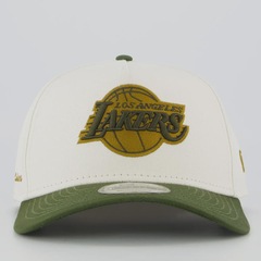 Boné Unissex New Era NBA Los Angeles Lakers Metallic 940AF Aba Curva - Foto 2