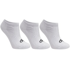 Kit 3 Pares de Meia Cano Invisível Olympikus Esportiva - Feminina - Foto 1