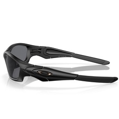 Óculos de Sol Unissex Oakley Straight Jacket Matte Black Grey - Foto 2