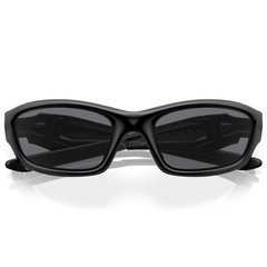 Óculos de Sol Unissex Oakley Straight Jacket Matte Black Grey - Foto 7