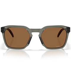 Óculos de Sol Oakley Unissex HSTN SQ MotoGP Grey Smoke Prizm Bronze - Foto 3
