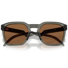 Óculos de Sol Oakley Unissex HSTN SQ MotoGP Grey Smoke Prizm Bronze - Foto 7