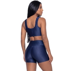 Conjunto Fitness Top e Short New Zig 3D Vekyo - Feminino - Foto 3