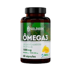 Ômega 3 1000mg 60 Caps - Soldiers Nutrition - Foto 1