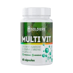Multivitamínico 60 Caps 5 Minerais 12 Vitaminas - Soldiers Nutrition - Foto 1