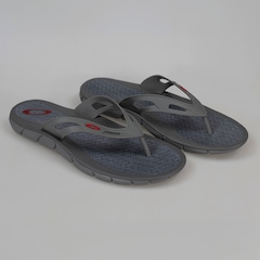 Chinelo Oakley Operative Heritage Grigio Scuro - Masculino - Foto 2