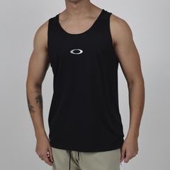 Camiseta Regata Masculina Oakley TRN Dynamic Mesh Tank Blackout - Foto 2