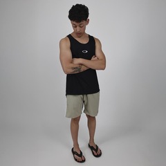 Camiseta Regata Masculina Oakley TRN Dynamic Mesh Tank Blackout - Foto 6
