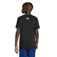 Camiseta Infantil adidas M/C Essentials Linear Logo - Foto 2