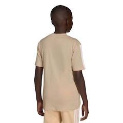 Camiseta Infantil adidas M/C Essentials 3 Stripes - Foto 2