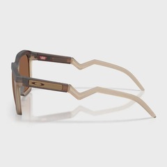 Óculos de Sol Unissex Oakley HSTN SQ Matte Rootbeer Prizm Tungsten - Foto 4