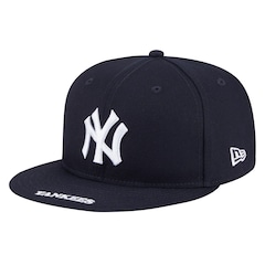 Boné Adulto New Era  New York Yankees MLB Visor Aba Reta - Foto 1