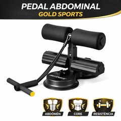 Suporte Gold Sports Para Exercícios Abdominal Com Elástico e Com Super Ventosas - Foto 2