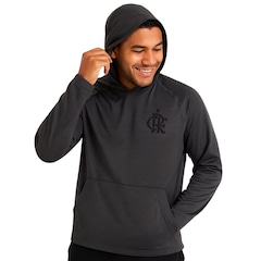Blusa do Flamengo Com Capuz Canguru When Braziline - Masculina - Foto 3