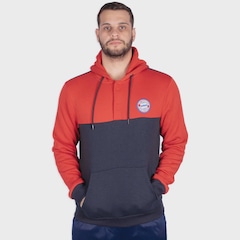 Blusão de Moletom Balboa Bayern Canguru - Masculina - Foto 1