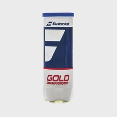 Bola de Tênis Babolat Gold Championship Tubo com 3 Unidades - Foto 3