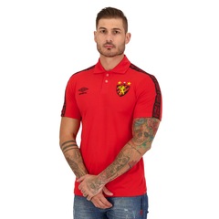 Camisa Polo do Sport Recife Umbro Viagem 2022 - Masculina - Foto 3