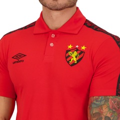 Camisa Polo do Sport Recife Umbro Viagem 2022 - Masculina - Foto 4