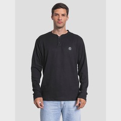 Camiseta Fatal Manga Longa Texturizada - Masculina - Foto 1