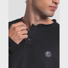 Camiseta Fatal Manga Longa Texturizada - Masculina - Foto 3