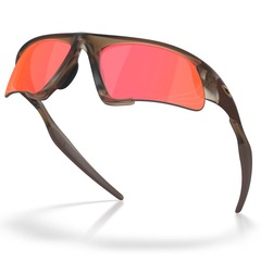 Óculos de Sol Unissex Oakley Suture Jacket Matte Brown Smoke 1064 - Foto 4