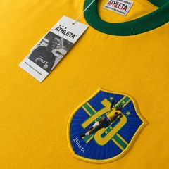 Camisa do Brasil Athleta Retrô 1970 - Masculina - Foto 4