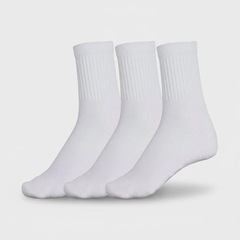 Kit 3 Pares Meias Esportivas Selene Cano Curto - Foto 1