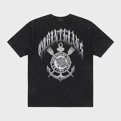 Camiseta do Corinthisns Surf Center Oversized Stoned - Masculina - Foto 2