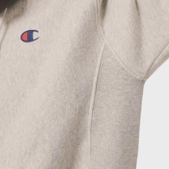 Moletom Masculino Champion Canguru Hoodie Reverse Weave Heather Grey - Foto 4