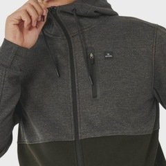 Moletom Masculino Rip Curl Canguru Anti Series Departed Black Marle - Foto 4