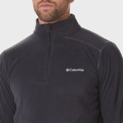 Blusa Masculina Columbia Klamath Range II Half Black - Foto 3