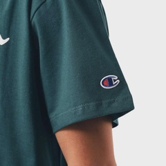 Camiseta Champion Logo Script Ink Night Garden - Masculina - Foto 4