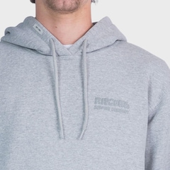 Moletom Masculino Rip Curl Canguru Puff Hood Grey Marle - Foto 4