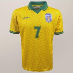 Camisa do Brasil Allejo 7 Liga Retrô - Masculina - Foto 3