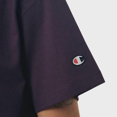 Camiseta Chammpion Bordado Script Rock On Purple - Masculina - Foto 4