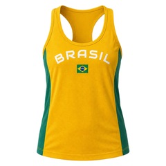 Camiseta Regata do Brasil Brisa Braziline - Feminina - Foto 1