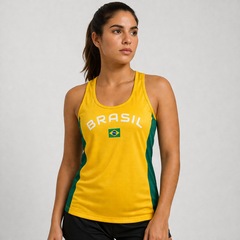 Camiseta Regata do Brasil Brisa Braziline - Feminina - Foto 3