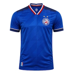 Camisa do Bahia Escudo Bordado Natural - Masculina - Foto 1