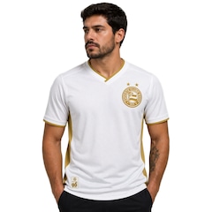 Camisa do Bahia Símbolo Gold Natural - Masculina - Foto 3