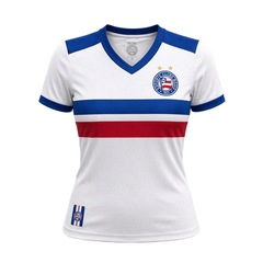 Camisa do Bahia Clássica Tricolor Natural - Feminino - Foto 1
